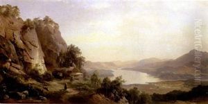 A View On The Hudson by Hermann Fuechsel