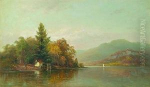 A Cabin On The Lake (probably Lake George)