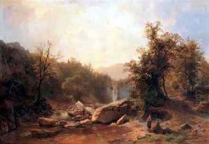 Landscape by Hermann Fuechsel