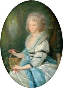 Bildnis Der Prinzessin Elisabeth Wilhelmine Von Wurttemberg Mit Lorbeerkranz
