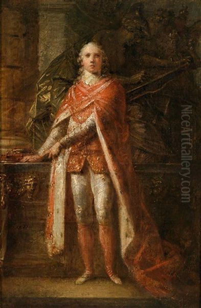 Bildnis Des Marzio Mastrilli, Marchese (spater Duca) Di Gallo (1753-1833) Im Ornat Des Neapolitanischen Januariusordens - view 1