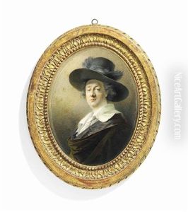 Joseph Barth (1746-1818), In Silk-lined Olive-green Cloak, White Shirt, Wide-brim Hat Decorated With Plumes
