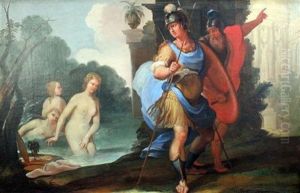 Telemachus And Mentor With Calypso (circe)