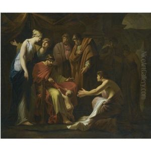 The Young Phyrrus Before King Glaukias