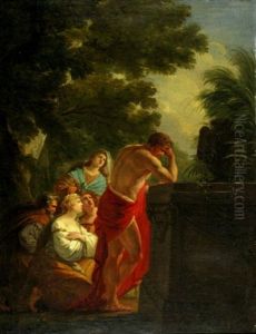 Mythological Scene Mythological Scene