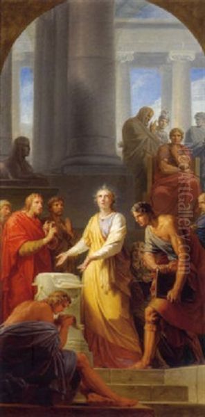 Die Heilige Katharina Vor Kaiser Maxentius - view 1