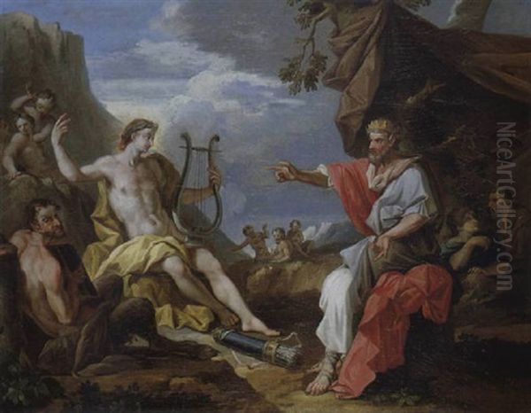 Apoll Und Marsyas Vor Konig Midas - view 1