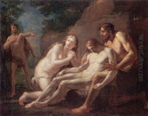 Adam And Eve Lamenting The Death Of Abel