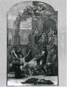 Das Martyrium Des Hl. Laurentius by Friedrich Heinrich Fueger