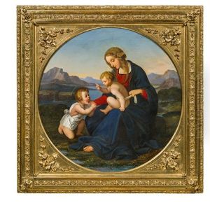 Madonna Im Grunen Mit Jesuskind Und Johannesknaben