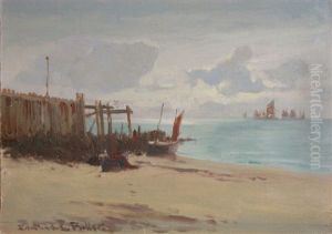 The Old Breakwater, Saint Ives by Edmund George Fuller