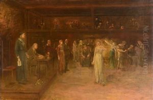 An Examination Of Witnesses In A Trial For Witchcraft by George F. Fuller