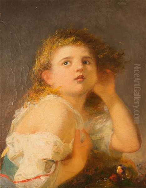 Girl Listening To Lightning - view 1