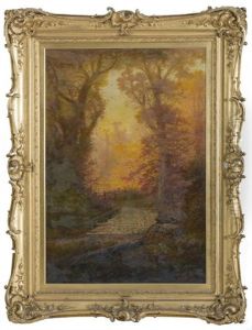 Falling Leaves by George F. Fuller