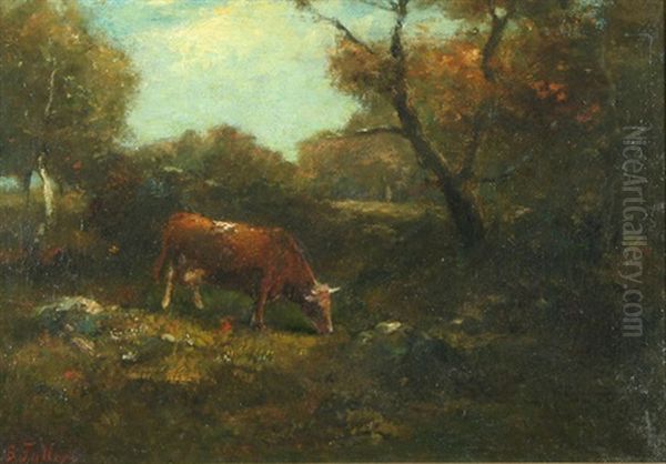 Cows In The Wooded Landscape - view 1