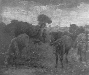 Cows At Sunset Cows At Sunset