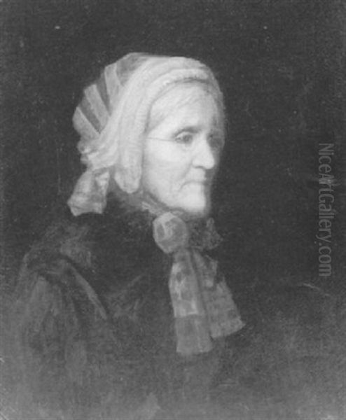 Old Age Portrait Of Mrs Wetherbee - view 1