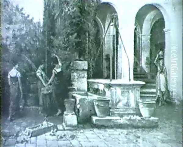 Gathering Oranges - view 1