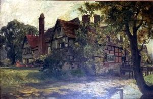 A Tudor Manor House by Albert Henry Fullwood