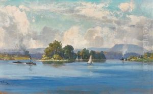 Susan Island On The Clarence River, Grafton by Albert Henry Fullwood
