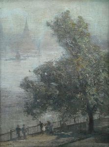 Cheyne Walk Chelsea by Albert Henry Fullwood