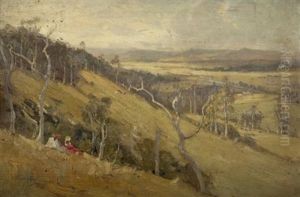 Hawkesbury River Valley, New South Wales by Albert Henry Fullwood