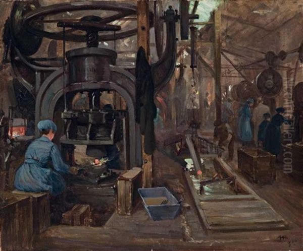 Women's War Work: The Foundry - view 1