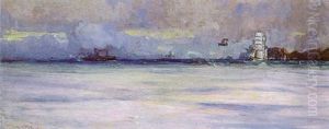Shipping Off The Coast