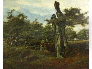 The Wood Gatherers by John Fullwood
