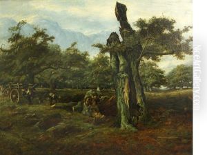 The Wood Gatherers by John Fullwood