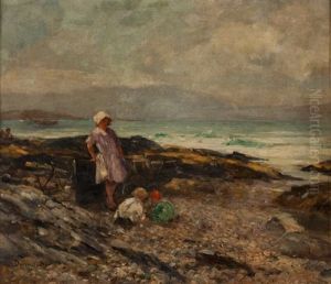 Children Gathering Shells