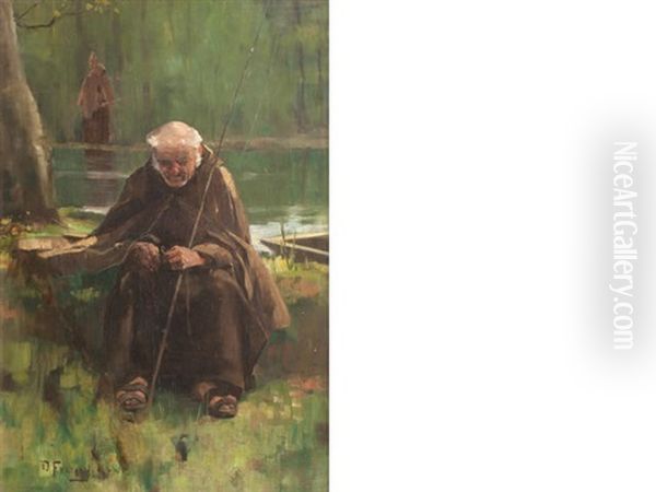 The Fishing Monk - view 1