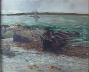 Setting The Lobster Pots by David Fulton