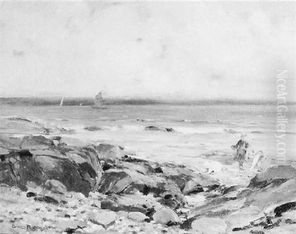 Children On A Rocky Shore - view 1