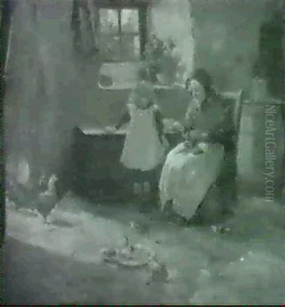 Feeding The Chicks - view 1