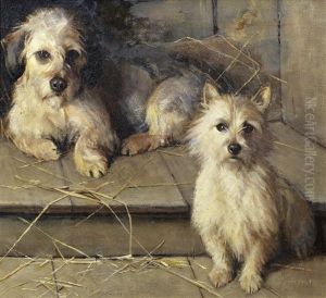 A Dandie Dinmont And Terrier