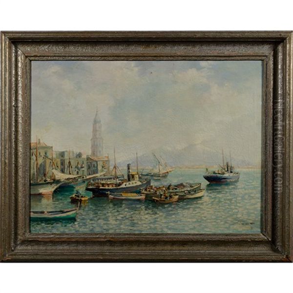 Naples Harbor Scene - view 1