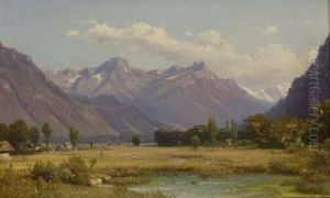 Gebirgslandschaft by Heinrich Funk