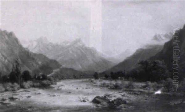 Flustal Im Gebirge (isartal?) - view 1