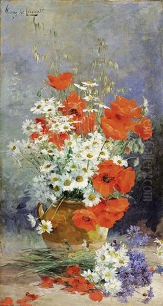 Fleurs Dans Un Pot De Terre - view 1