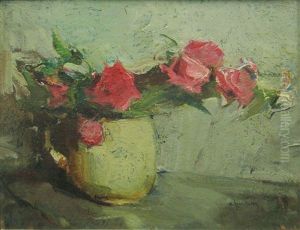 Pot Whit Roses Pot Whit Roses