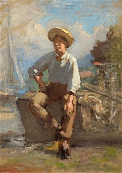 Etude Pour "le Pecheur A La Belotte" - view 1