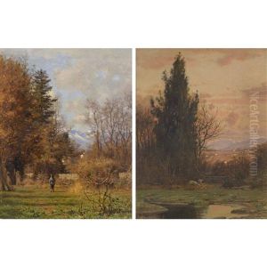 Herbstliche Landschaften. Gegenstucke by Francois Furet