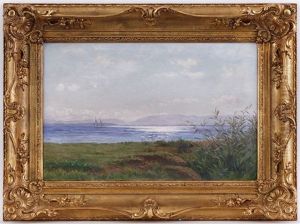 Vue Du Leman Au Coucher Du Soleil Vue Du Leman Au Coucher Du Soleil