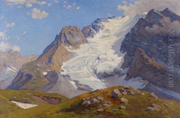 Glacier Dans Les Alpes - view 1