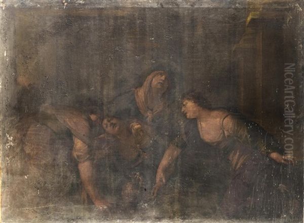 Ladies Mourning A Death Unframed - view 1