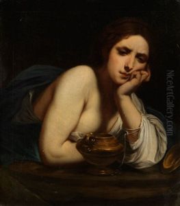 Bussende Maria Magdalena (painting By Josef Neustifter) by Francesco Furini