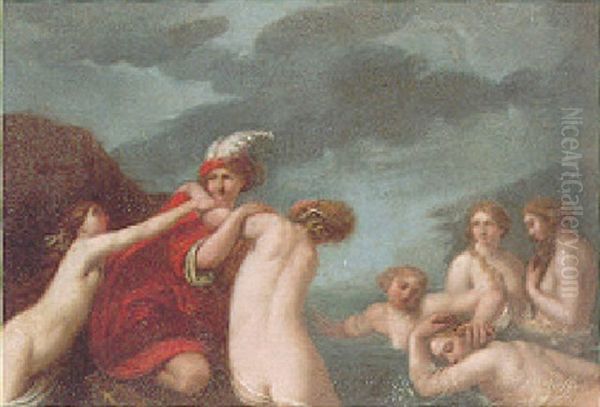 Telemachus Detained By Calypso And Her Nymphs - view 1