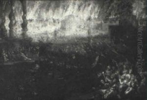 The Capture Of Troy by Francesco Furini