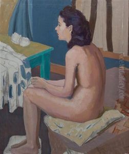 Portrait Of A Woman, Sitting Portrait Of A Woman, Sitting